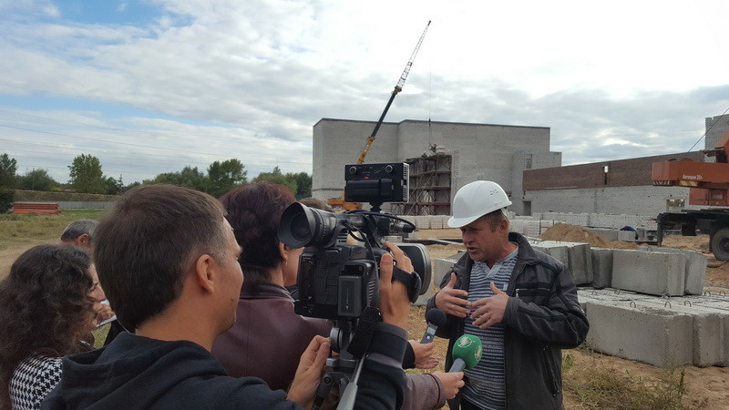Майданчик будівництва нового крохмального заводу ВИМАЛ